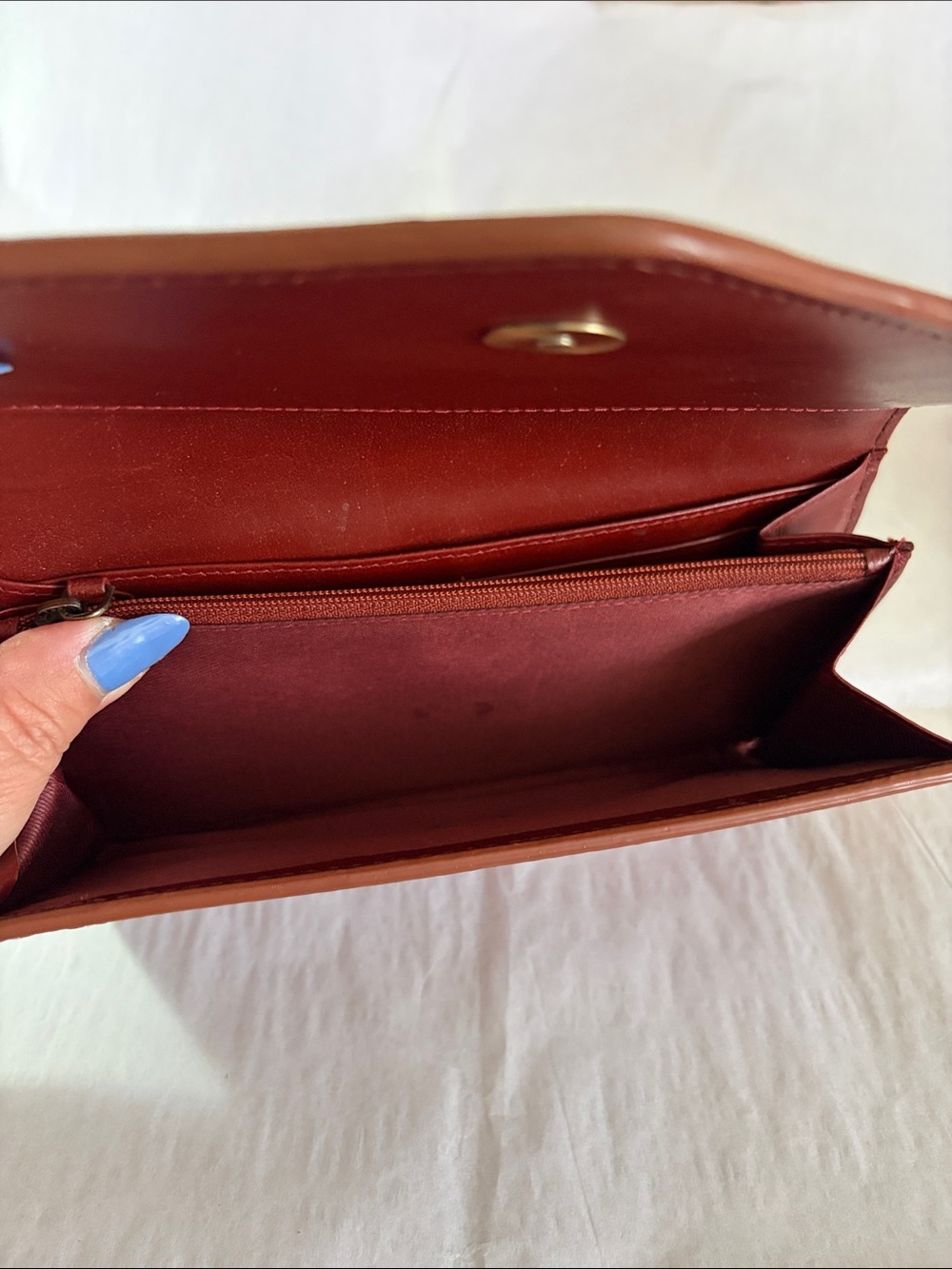 Vintage Myra Bag Hand Tooled Leather Wallet - Picture 4 of 6